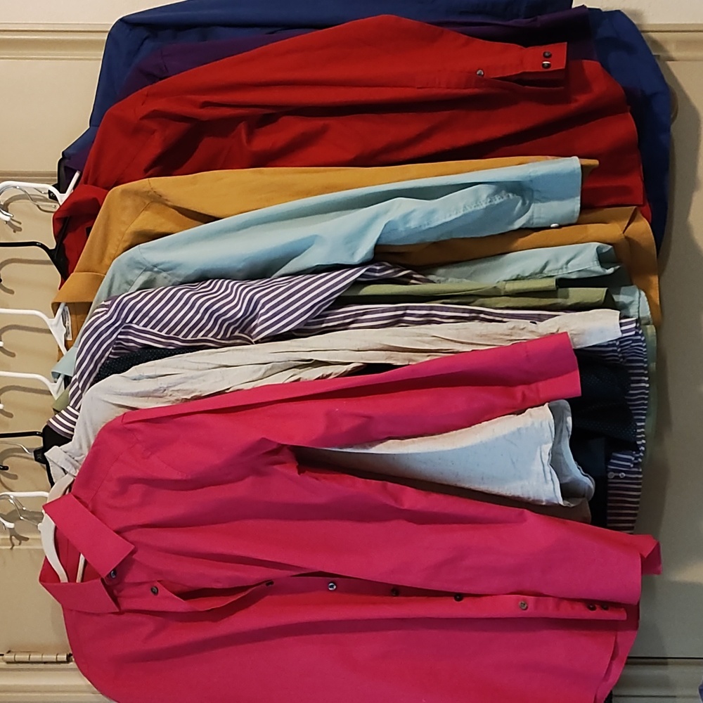 (Bundle) Medium Button Ups And Sweater - image 1